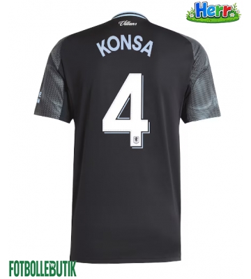 Aston Villa Ezri Konsa #4 Bortatröja 2025-26 Kortärmad